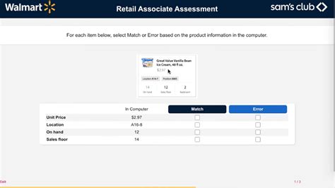 is the walmart assessment test hard|walmart verifying product information.